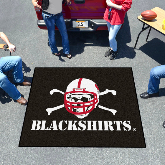 Nebraska Cornhuskers Tailgater Rug - 5ft. x 6ft., Blackshirts