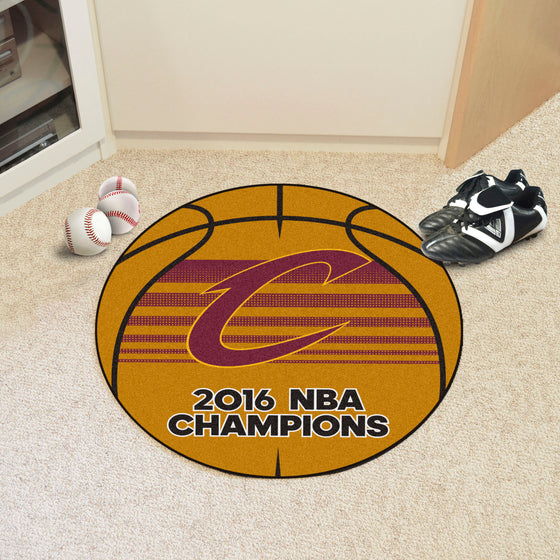 Cleveland Cavaliers Basketball Rug - 27in. Diameter