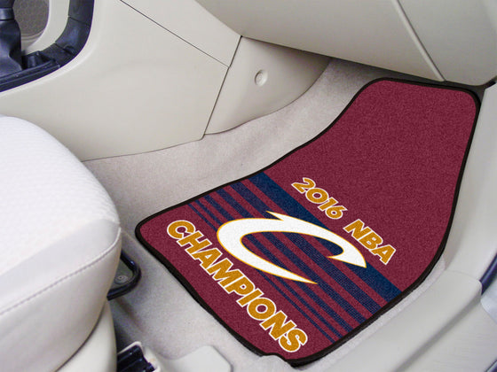 Cleveland Cavaliers Front Carpet Car Mat Set - 2 Pieces