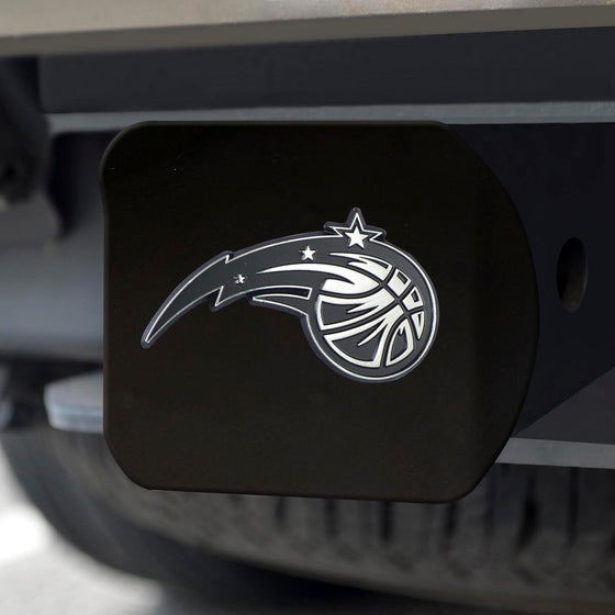 Orlando Magic Black Metal Hitch Cover with Metal Chrome 3D Emblem