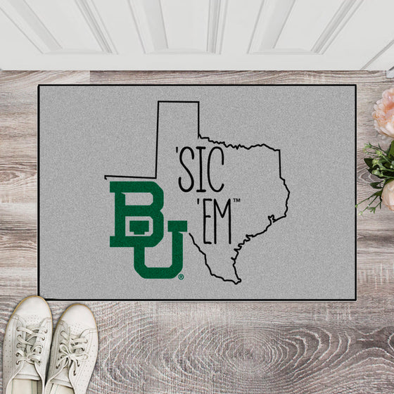 Baylor Bears Southern Style Starter Mat Accent Rug - 19in. x 30in.