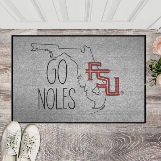 Florida State Seminoles Southern Style Starter Mat Accent Rug - 19in. x 30in.