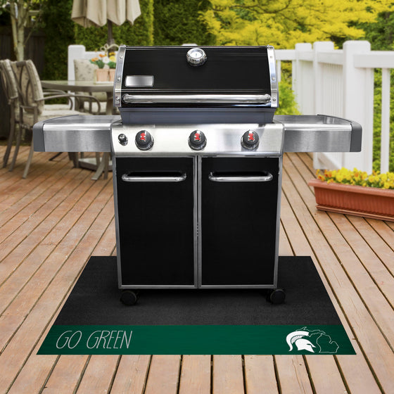 Michigan State Spartans Southern Style Vinyl Grill Mat - 26in. x 42in.