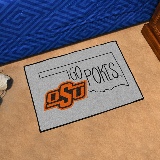 Oklahoma State Cowboys Southern Style Starter Mat Accent Rug - 19in. x 30in.