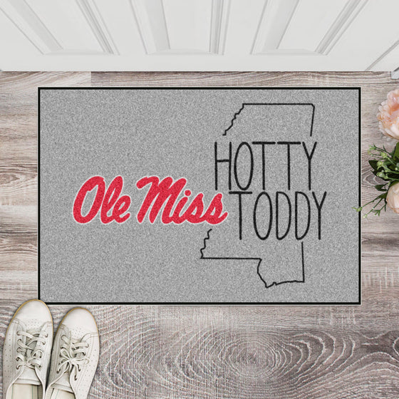 Ole Miss Rebels Southern Style Starter Mat Accent Rug - 19in. x 30in.