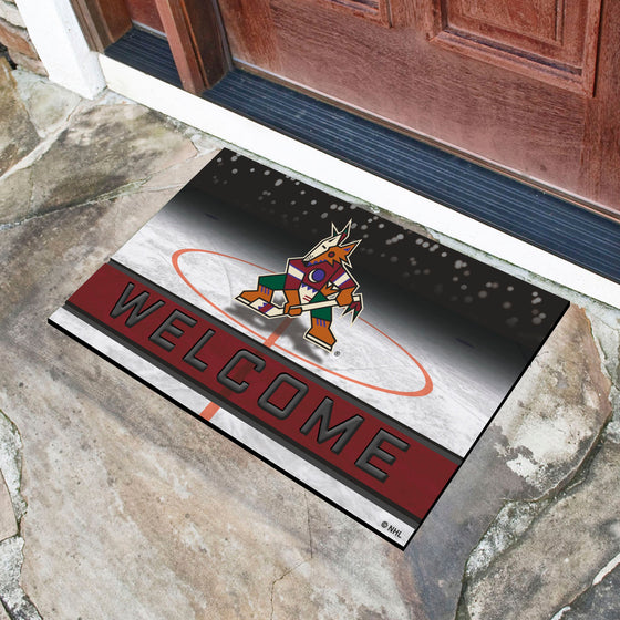 Arizona Coyotes Crumb Rubber Door Mat - 18in. x 30in.