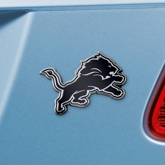 Detroit Lions 3D Chrome Metal Emblem