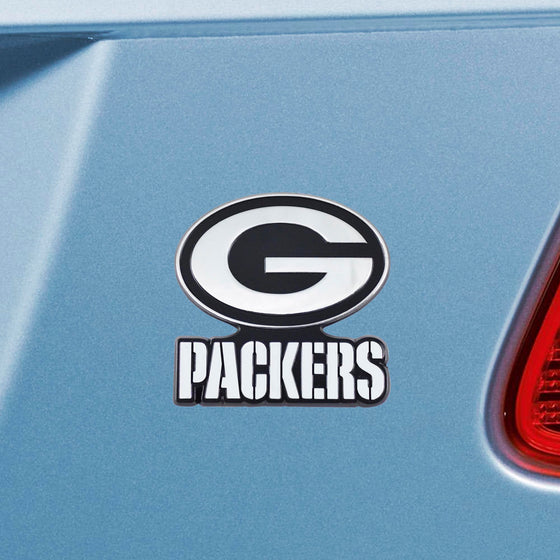 Green Bay Packers 3D Chrome Metal Emblem