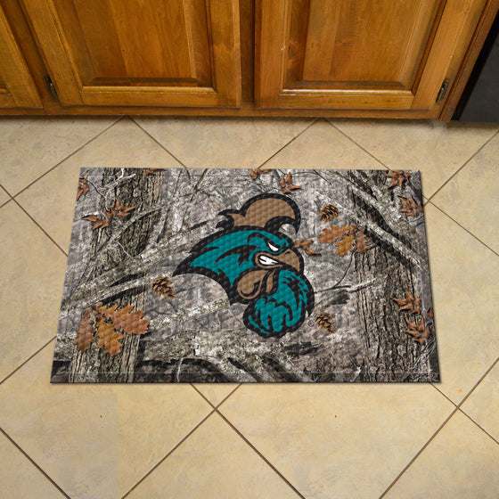 Coastal Carolina Chanticleers Rubber Scraper Door Mat Camo