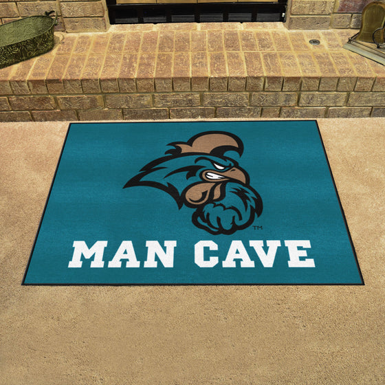 Coastal Carolina Chanticleers Man Cave All-Star Rug - 34 in. x 42.5 in.