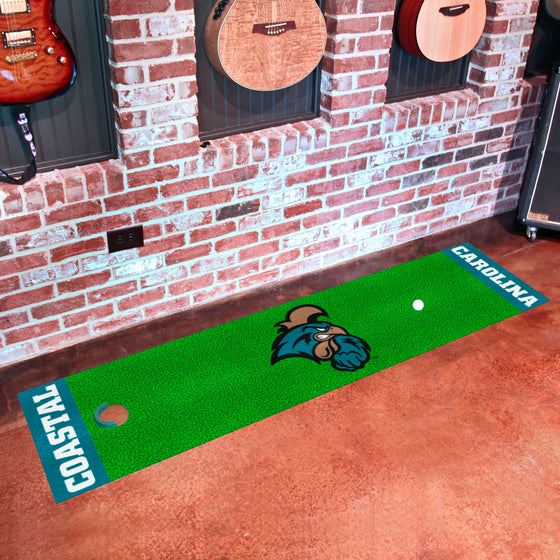 Coastal Carolina Chanticleers Putting Green Mat - 1.5ft. x 6ft.