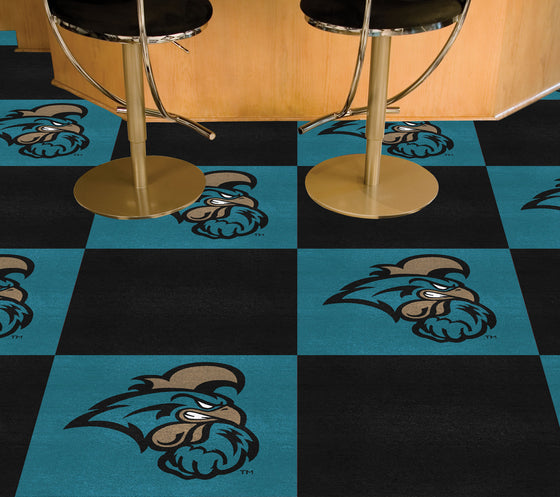 Coastal Carolina Chanticleers Team Carpet Tiles - 45 Sq Ft.