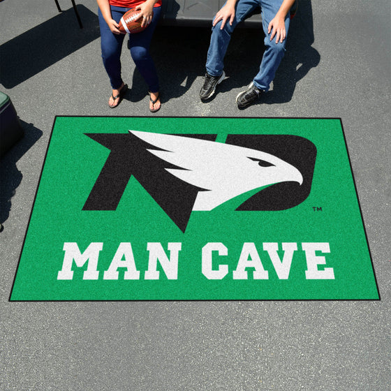 North Dakota Fighting Hawks Man Cave Ulti-Mat Rug - 5ft. x 8ft.