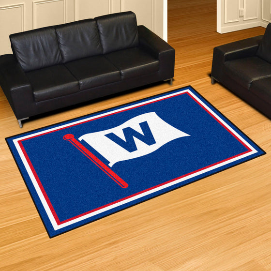 Chicago Cubs 5ft. x 8 ft. Plush Area Rug