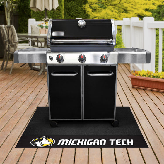 Michigan Tech Huskies Vinyl Grill Mat - 26in. x 42in.