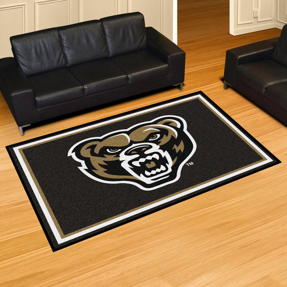 Oakland Golden Grizzlies 5ft. x 8 ft. Plush Area Rug