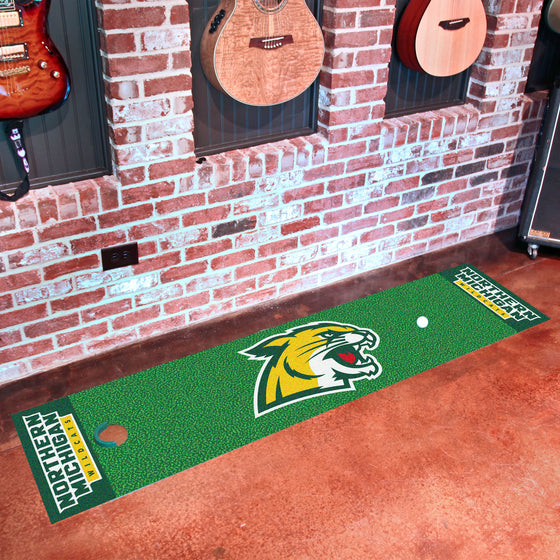 Northern Michigan Wildcats Putting Green Mat - 1.5ft. x 6ft.