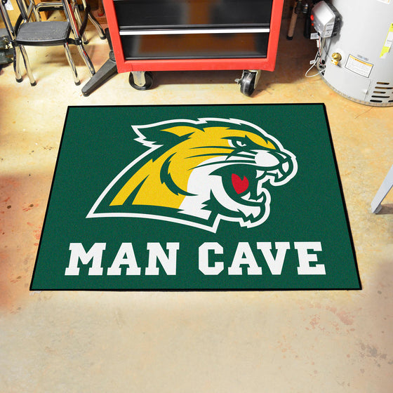 Northern Michigan Wildcats Man Cave All-Star Rug - 34 in. x 42.5 in.