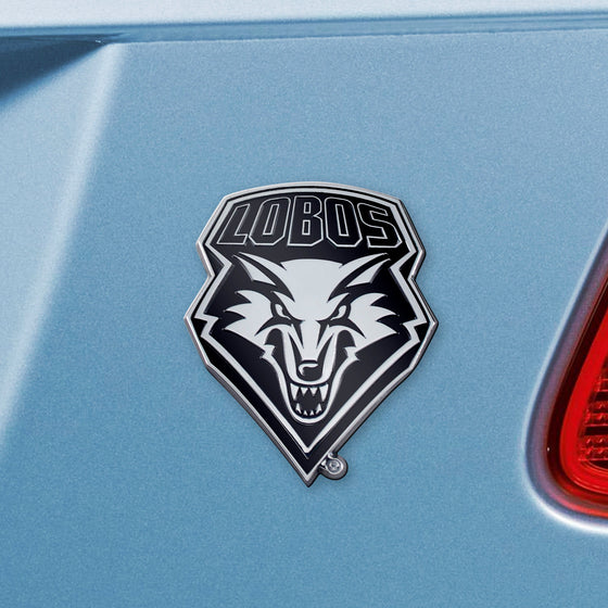 New Mexico Lobos 3D Chrome Metal Emblem