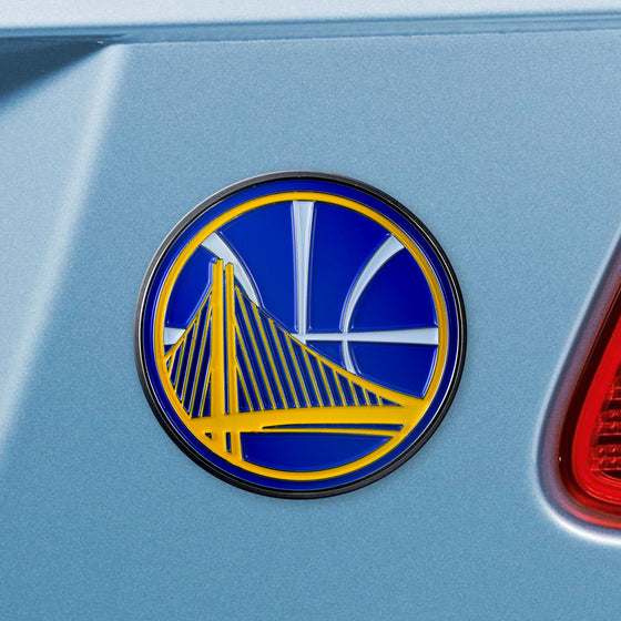 Golden State Warriors 3D Color Metal Emblem