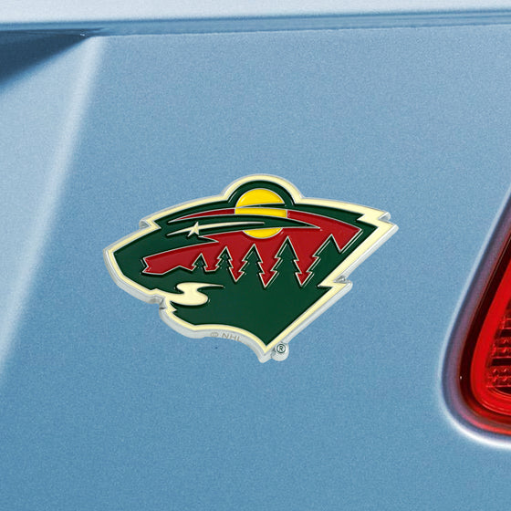 Minnesota Wild 3D Color Metal Emblem