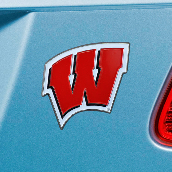 Wisconsin Badgers 3D Color Metal Emblem