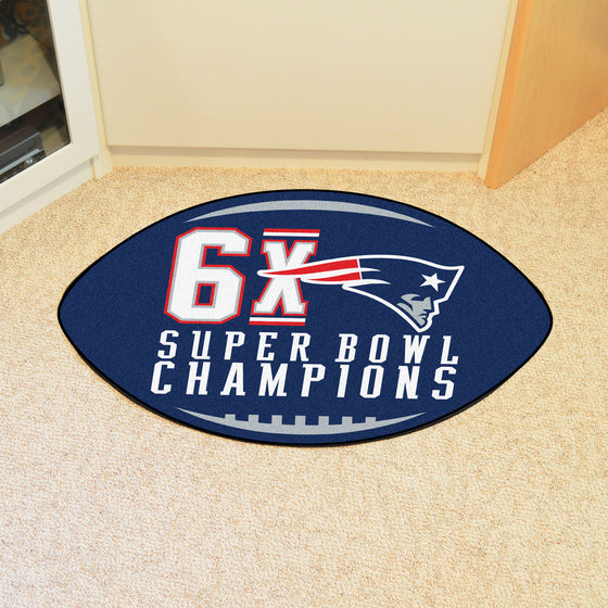 New England Patriots  Football Rug - 20.5in. x 32.5in.