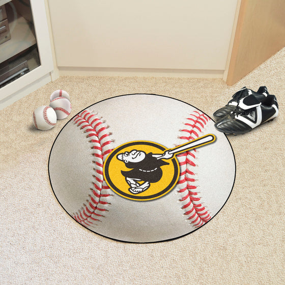 San Diego Padres Baseball Rug - 27in. Diameter