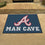 Atlanta Braves Man Cave All-Star Rug - 34 in. x 42.5 in.