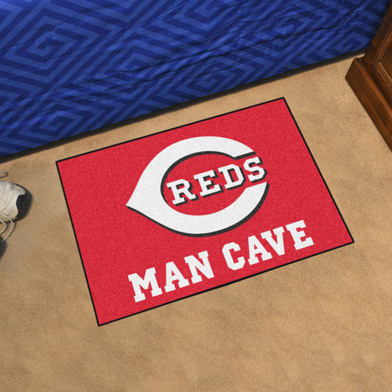 Cincinnati Reds Man Cave Starter Mat Accent Rug - 19in. x 30in.