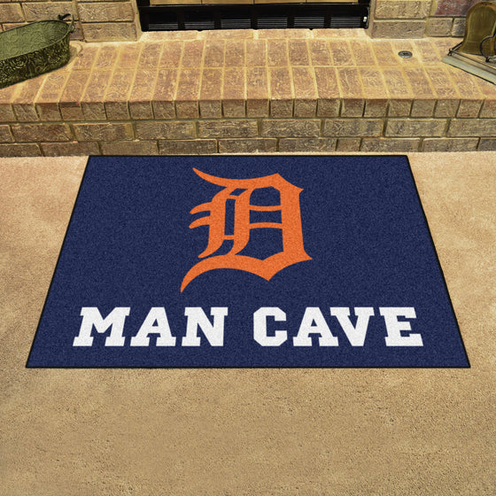 Detroit Tigers Man Cave All-Star Rug - 34 in. x 42.5 in.