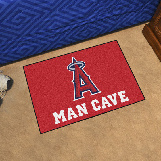 Los Angeles Angels Man Cave Starter Mat Accent Rug - 19in. x 30in.