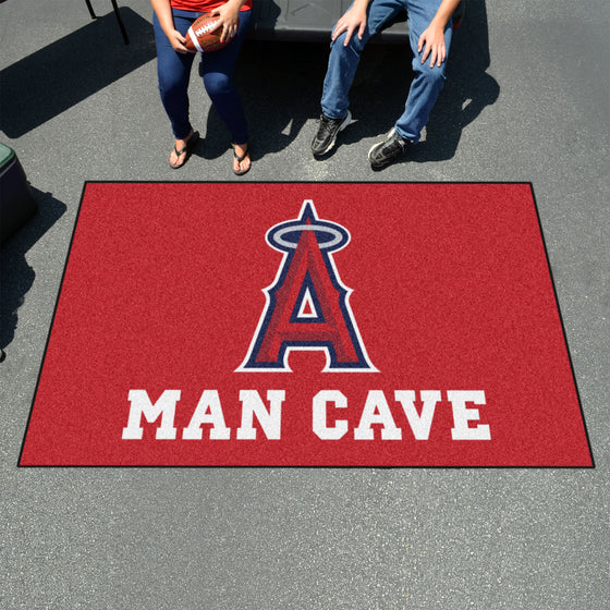 Los Angeles Angels Man Cave Ulti-Mat Rug - 5ft. x 8ft.