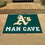 Oakland Athletics Man Cave All-Star Rug - 34 in. x 42.5 in.