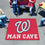 Washington Nationals Man Cave Tailgater Rug - 5ft. x 6ft.