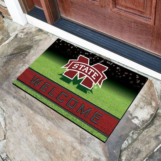 Mississippi State Bulldogs Rubber Door Mat - 18in. x 30in.