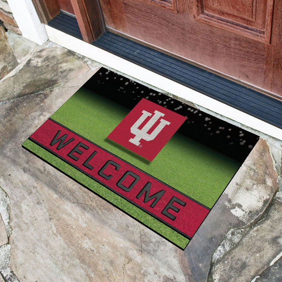 Indiana Hooisers Rubber Door Mat - 18in. x 30in.