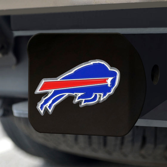 Buffalo Bills Black Metal Hitch Cover - 3D Color Emblem