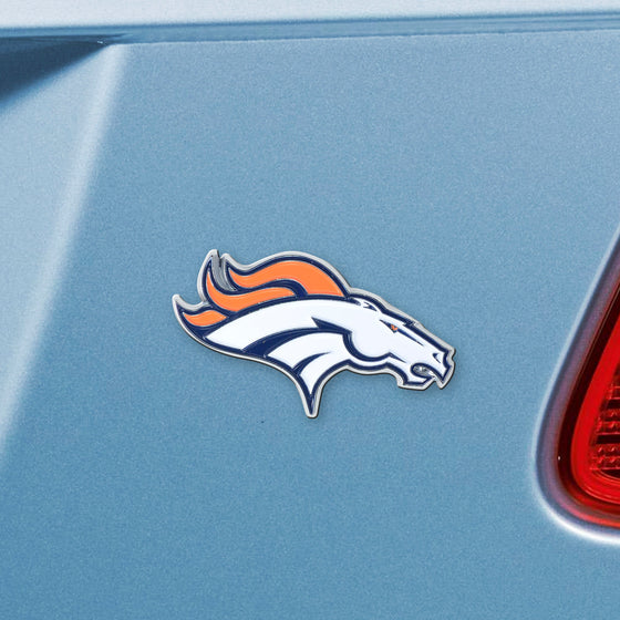 Denver Broncos 3D Color Metal Emblem