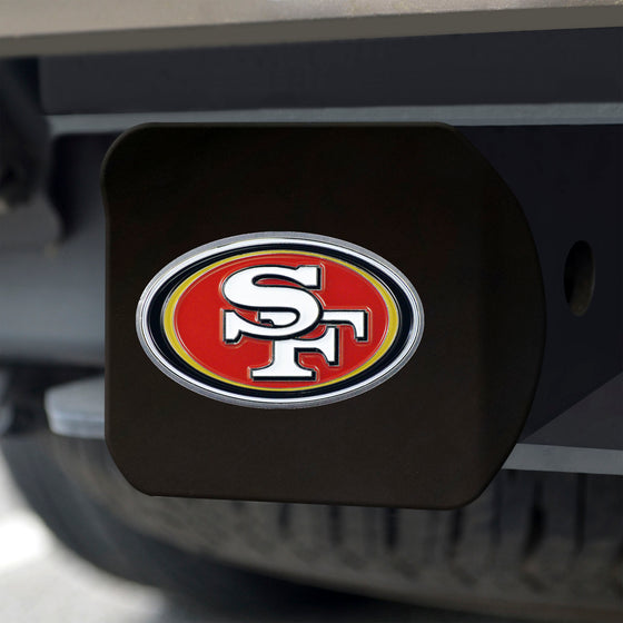 San Francisco 49ers Black Metal Hitch Cover - 3D Color Emblem