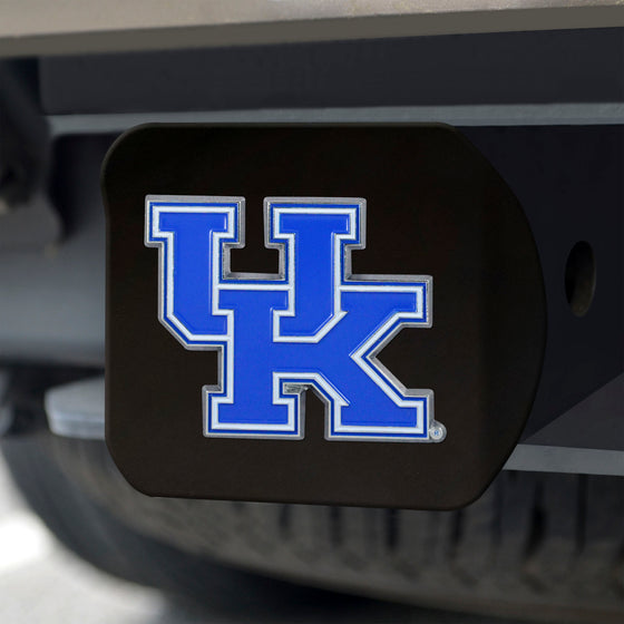 Kentucky Wildcats Black Metal Hitch Cover - 3D Color Emblem