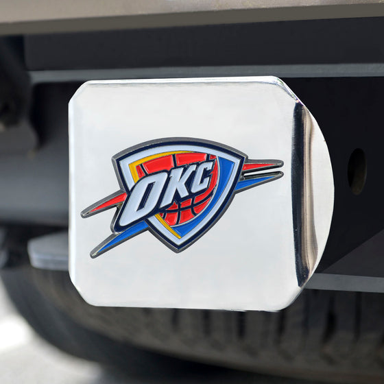 Oklahoma City Thunder Hitch Cover - 3D Color Emblem