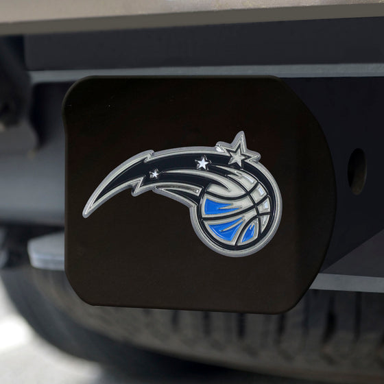 Orlando Magic Black Metal Hitch Cover - 3D Color Emblem