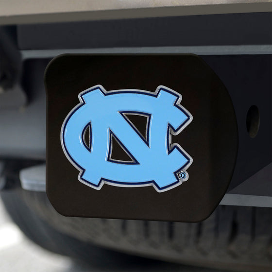 North Carolina Tar Heels Black Metal Hitch Cover - 3D Color Emblem