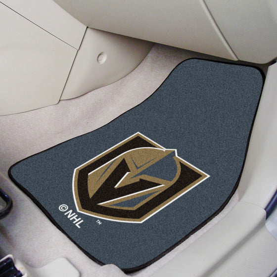 Vegas Golden Knights Front Carpet Car Mat Set - 2 Pieces