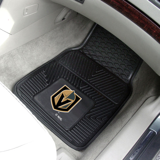 Vegas Golden Knights Heavy Duty Car Mat Set - 2 Pieces