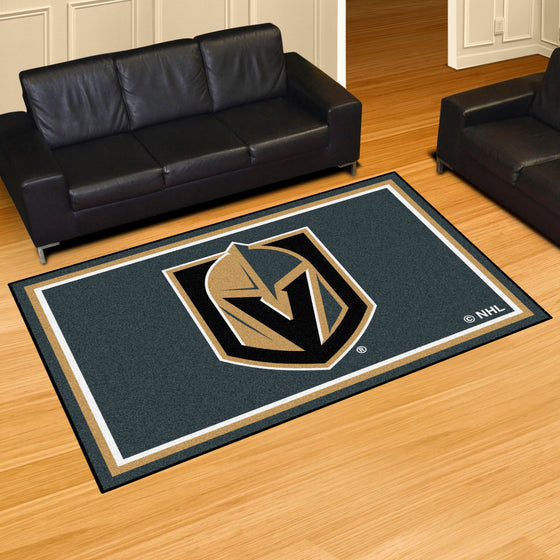 Vegas Golden Knights 5ft. x 8 ft. Plush Area Rug