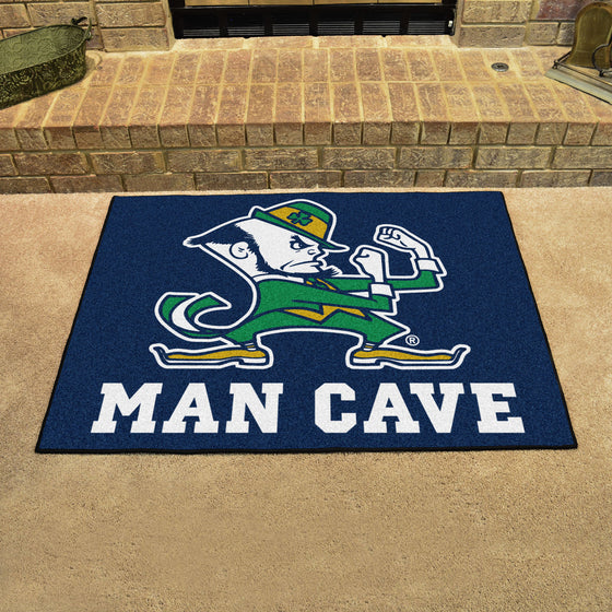 Notre Dame Fighting Irish Man Cave All-Star Rug - 34 in. x 42.5 in., Leprechaun