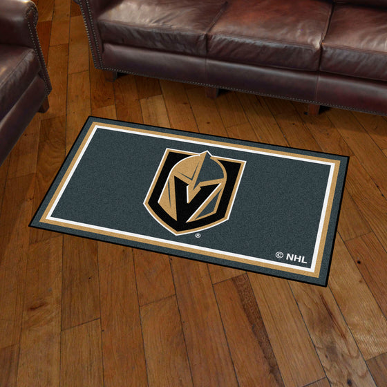 Vegas Golden Knights 3ft. x 5ft. Plush Area Rug