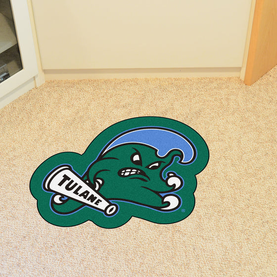 Tulane Green Wave Mascot Rug